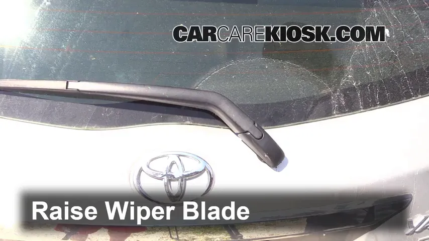 2012 Toyota Yaris L 1.5L 4 Cyl. Hatchback (4 Door) Windshield Wiper Blade (Rear) Replace Wiper Blade